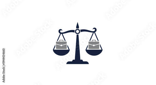 Balance Scales Illustration Symbolizing Equality Justice.