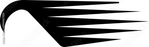 Speed motion icon with racing arrows, fast movement streaks and checkered flag elements, dynamic velocity symbols in solid and outline style vector isolated on transparent background