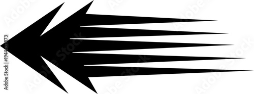 Speed motion icon with racing arrows, fast movement streaks and checkered flag elements, dynamic velocity symbols in solid and outline style vector isolated on transparent background