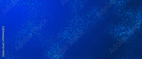 Blue Tech Finance Fintech Background Abstract Pixel Pattern. Abstract Business Tech Science Random Squares Mosaic Vector Backdrop.vector design eps10