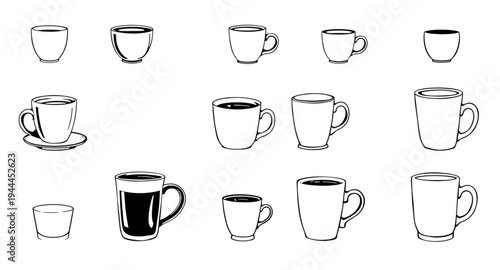 coffee, cup, mug, espresso, latte, cappuccino, americano, mocha, macchiato, beverage, drink, caffeine, cafe, barista, hot, steam, steaming, aroma, morning, breakfast, silhouette, black, shadow, outlin