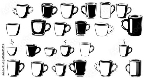 coffee, cup, mug, espresso, latte, cappuccino, mocha, americano, macchiato, beverage, drink, caffeine, cafe, barista, hotdrink, steam, steaming, aroma, breakfast, morning, silhouette, black, shadow, o