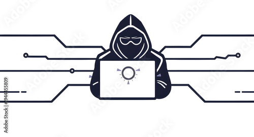 hacker, hacker icon set, cyber, hacker silhouette collection isolated on white background, security, hacker vector illustration, anonymous, hacker graphic element, coder, hacker design icon, programme