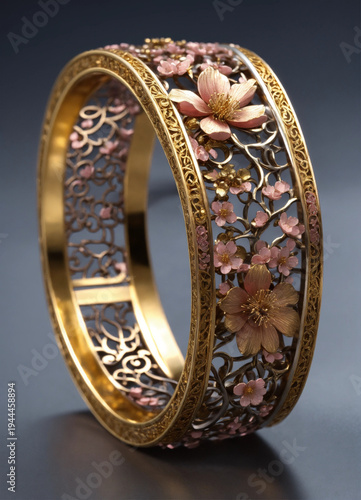 gold ring with diamonds