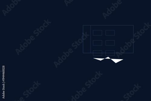 SaaS Interface Dashboard Technology Background for Software Platform and Digital Analytics