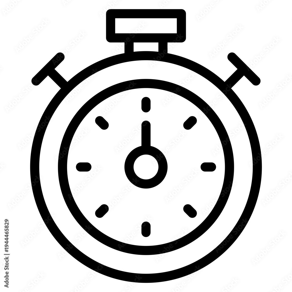 Obraz premium Timer icon vector illustration.