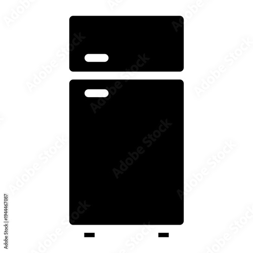Refrigenerator  icon glyph style vector illustration.