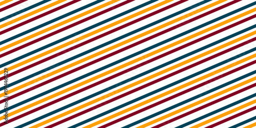 Vector striped seamless pattern with diagonal stripes. Colorful background. Wrapping paper. Print for interior design and fabric. Kids background. Backdrop in vintage style.