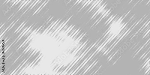 PrintBasic halftone dots effect in black and white color. Halftone effect. Dot halftone. Black white halftone. Vector gritty backdrop
