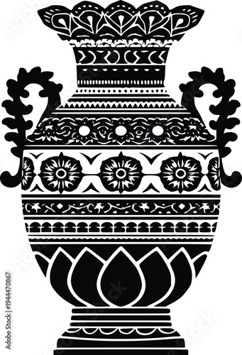 Contrasting silhouettes of a rooster and a hen standing side by side