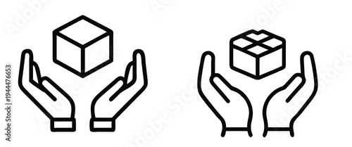 Hand interaction with location pin outline icon set featuring finger touch map pointer, navigation gesture marker, click destination address more vector illustration or editable stroke.