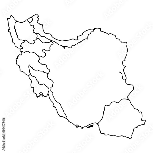 map of Iran, Iran map, map