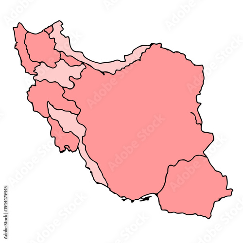 map of Iran, Iran map