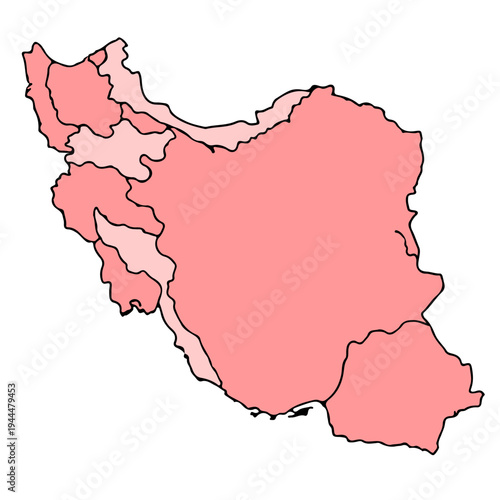 map of Iran