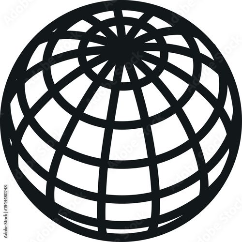 3d Globe Wireframe