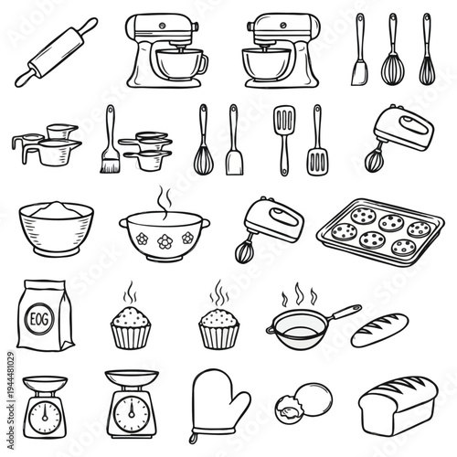 Cooking Illustration Sets