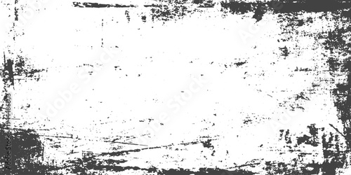 Grunge Frame Border with Distressed Rough Edges and Vintage Dirty Texture.