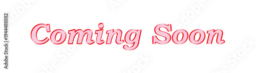 coming coon calligraphy lettering handwritten design. coming coon pink calligraphy text on white background. vector illustrator. eps10