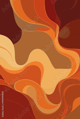 Abstract orange brown gradient