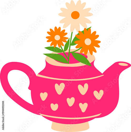 Flowers in Teapot
