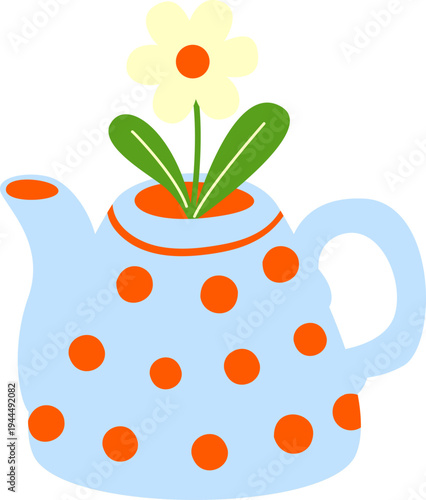 Spring Flower in Teapot