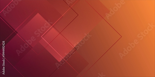 Abstract background with warm orange and brown geometric layered planes eps10
