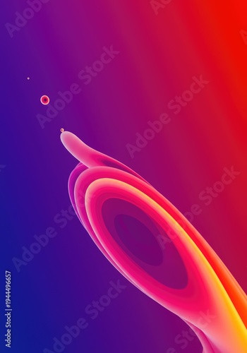 Dynamic fluid motion in vivid colors creating an energetic abstract background composition perfect for modern digital design projects, nonrepresentational, vivid, pattern