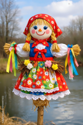 Marzanna kukiełka kukła powitanie wiosny spring welcoming doll