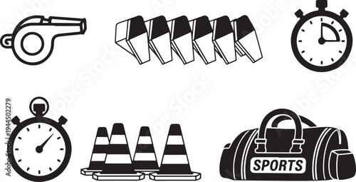 Sports equipment and timing devices for athletic events management