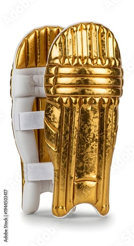 Cricket Leg Guards Batting Pads Isolated on white Background