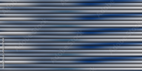  Blue and white abstract modern ribbed background with bright gradient. Vector illustration
