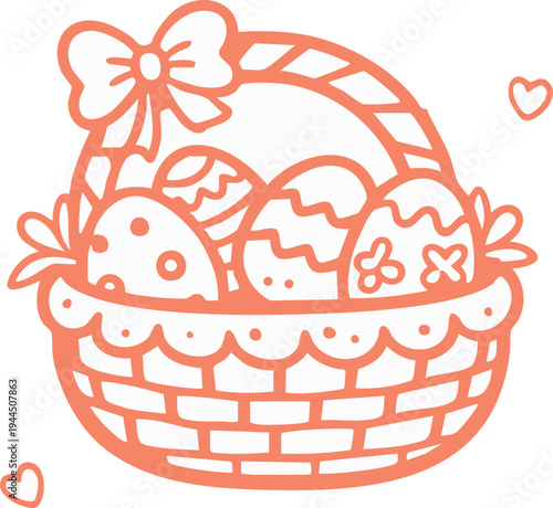 A cute illustration from an Easter basket