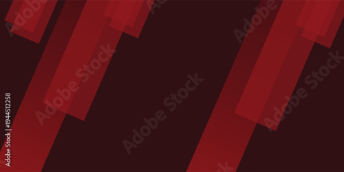 Modern abstract dark red gradient illustration background with 3d look and simple pattern. cool design and luxury. vector illustration