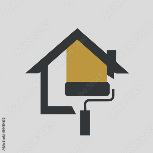 House Paint Logo for House Painting Business 
