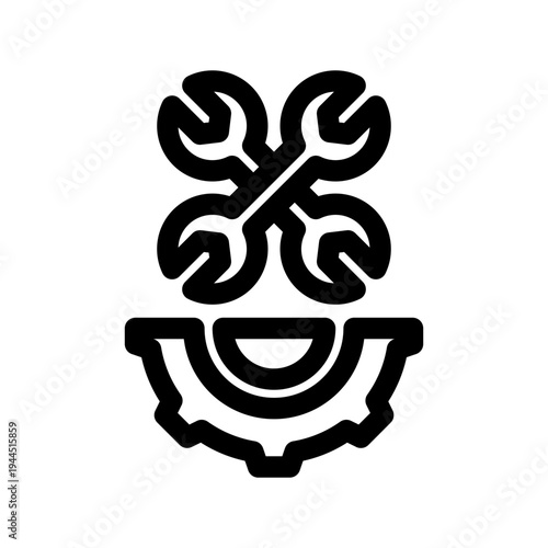 Equipment illustration line icon from digital nomad icon set