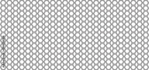 Seamless hexagonal honeycomb pattern background vector illustration flat design