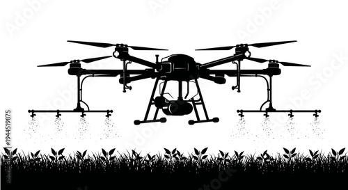 Aerial drone flying over a grassy field during daylight hours