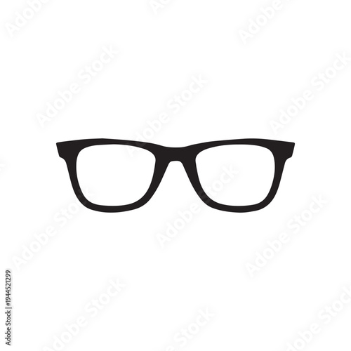 eye glasses isolated on white background 