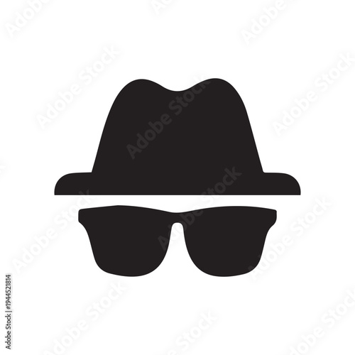 incognito icon design on white background 