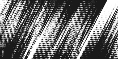 Tire tracks background for rally, drift, motocross, off-road and other auto and motorsport. Black tire marks on a white background with a worn effect and splashes of dirt. Vector isolated texture