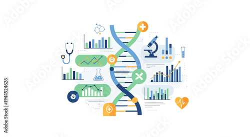 Genetic Research and Healthcare Analytics: DNA, Medical Data, and Scientific Innovation