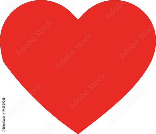 Red heart vector illustration symbolizing love, affection, romance, care, and emotion in bold simple design for creative art Free Download Red heart vector illustration symbolizing love, affection, romance, care, and emotion in bold simple design for creative art - GFXLoad