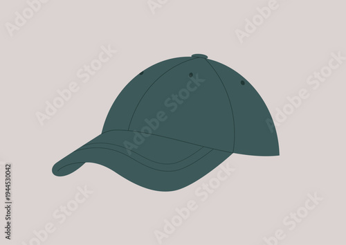 This cap design displays a minimalist and stylish approach, ideal for creative minds interested in crafting trendy headwear, Perfect for fashion projects.