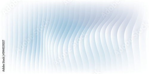 Vector texture background with soft blue gradient, vertical ripple lines and frosted translucent effect. Minimalist icy tone distortion, graphic window white
