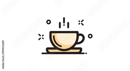 Coffee cup icon vector illustration