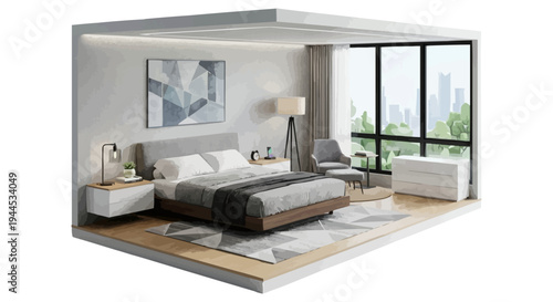 Modern Bedroom Interior.ai
