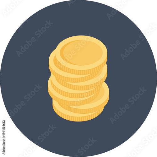 budget flat web icon concept