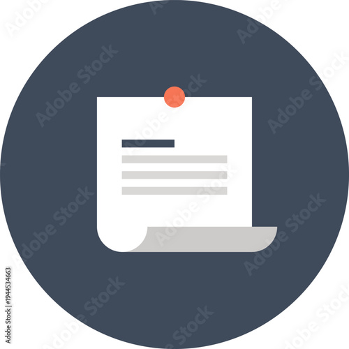 to do list flat web icon concept