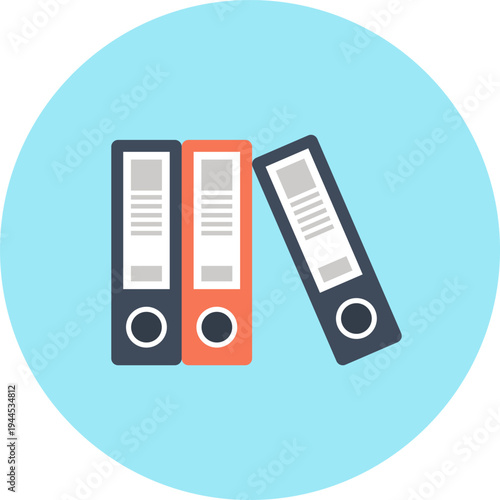 database flat web icon concept