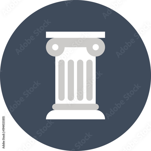 history flat web icon concept